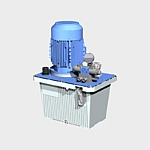 Hydraulik Shop hydraulikaggregat mit elektrischem wegeventil