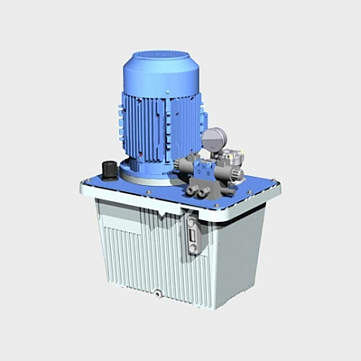 Hydraulik Shop hydraulikaggregat mit elektrischem wegeventil