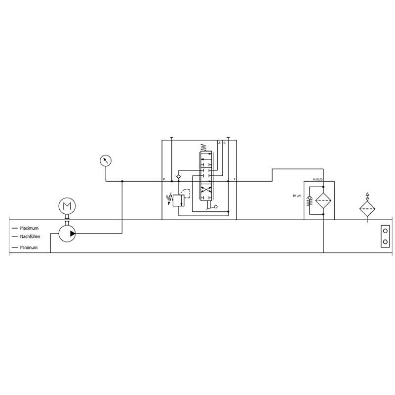Hydraulikaggregat HA-DEHE-30-11 Schaltplan