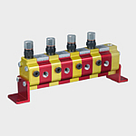 Zahnradmengenteiler RV-0V/0,25x4 EAV 70-350 bar 1