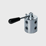 6 Wege Drehumschaltventil 3/8-300bar 1