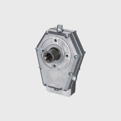 Übersetzungsgetriebe aus Aluguss Durchtriebshohlwelle mit Schnellkupplung 508-070-01050