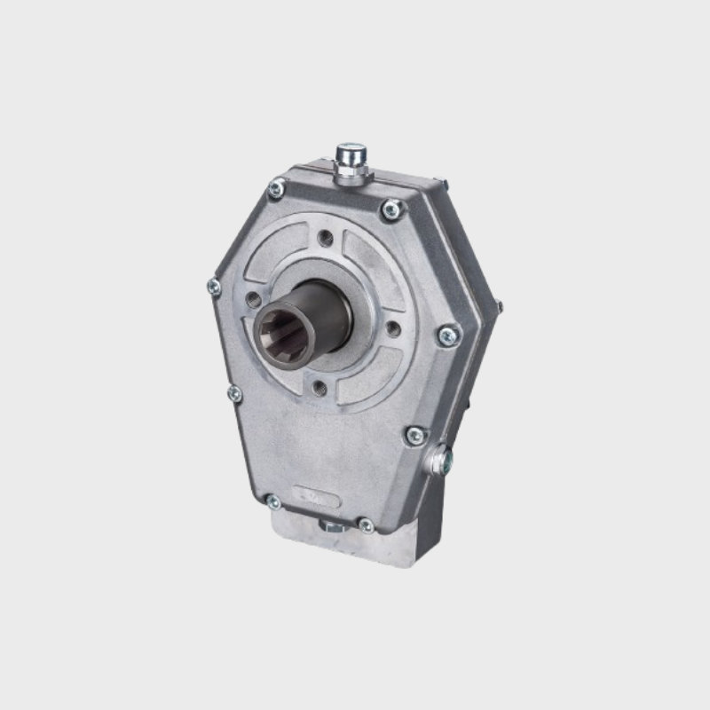 Übersetzungsgetriebe aus Aluguss Durchtriebshohlwelle mit Schnellkupplung 508-070-01050