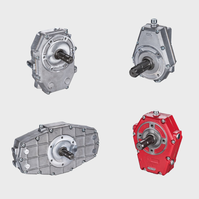 Übersetzungsgetriebe aus Aluguss Hohlwelle mit Schnellkupplung 508-030-01000 1